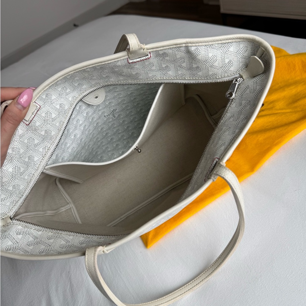 Goyard White/Off-White St. Louis PM Tote - Picture 7 of 16